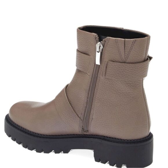 Nordstrom Macombs Water Resistant Moto Boot (Women) In Taupe - Picture 3 of 7